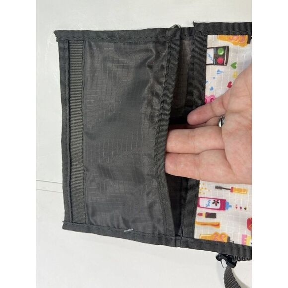 LeSportsac Small Crossbody Wallet Beauty Cosmetics Hair Stylist Rare Eyelash - Picture 12 of 16